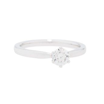 Solitär-Ring mit Brillant 0,50 ct.