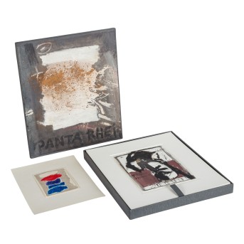 RUDOLPH, ALEXA (Malerin und Autorin 20./21. Jh.), Mappe „Panta rhei“, 1991,