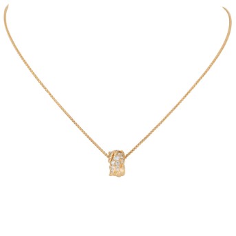 TIFFANY & CO. TIFFANY & Co. Collier 'Bird on a rock' Rolo Anhänger an Doppelpanzerkette,