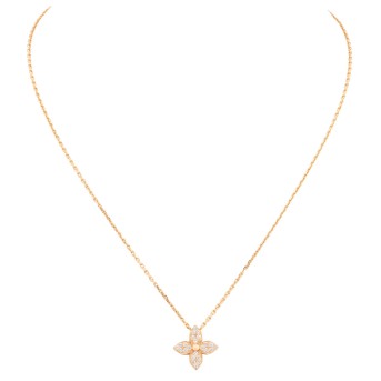 LOUIS VUITTON Halskette mit Anhänger 'IDYLLE BLOSSOM', Länge ca. 41cm.