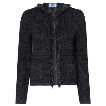 PRADA PRADA Strickjacke, Gr. 34 (ital. 40).
