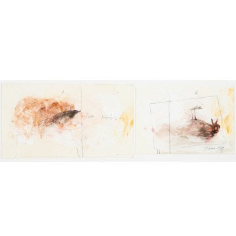 SWAN, DOUGLAS (1935-2000), „Two birds“, 1990,