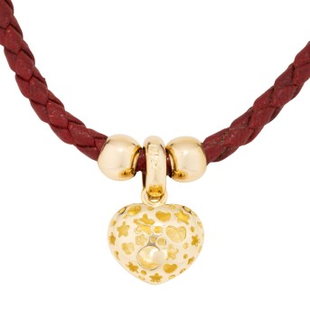 WEMPE WEMPE Herzanhänger mit Brillanten zus. ca. 0,2 ct,