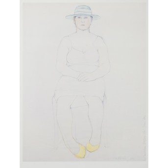 BRODBECK, GERDA (1944-2008), 'Die gelben Schuhe', 1983,