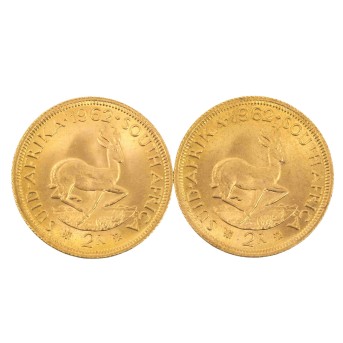 Südafrika /GOLD - 2 x 2 Rand 1962