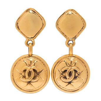 CHANEL VINTAGE Ohrclips, 80er Jahre.