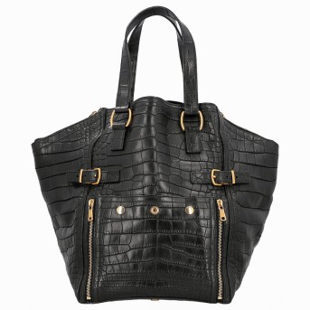 YVES SAINT LAURENT Shopper "DOWNTOWN KROKO", Koll. 2008.