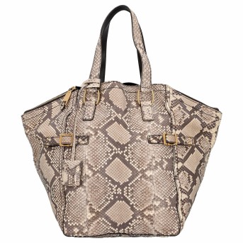YVES SAINT LAURENT Henkeltasche "DOWNTOWN PYTHON", Koll. 2008.