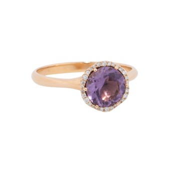 CAPOLAVORO CAPOLAVORO Ring 'Espressivo' mit Amethyst