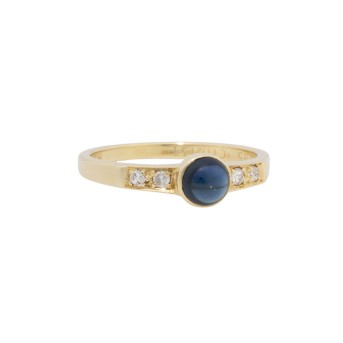 CHRIST CHRIST Ring mit Saphircabochon
