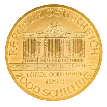 Österreich /GOLD - 2.000 Schilling Wiener Philharmoniker 1 oz 1996
