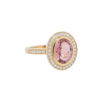 Ring mit Turmalin von 3,18 ct,