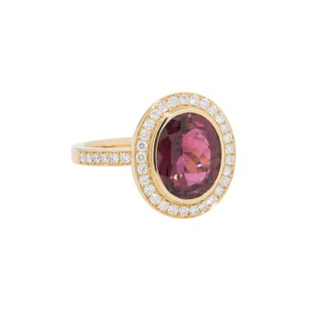 Ring mit Turmalin von 3,23 ct,