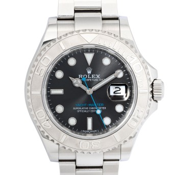 ROLEX Yacht-Master 40 Ref 116622 'LC100' Herrenuhr von 2017. Box und Papiere. 
