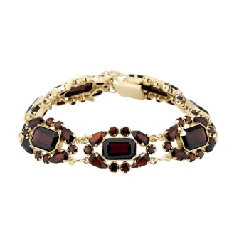 Armband besetzt mit Granat