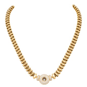 CHOPARD Collier 'Happy Diamonds' mit 99 Brillanten