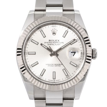 ROLEX Datejust 41 Ref 126334 Herrenuhr von 2022. Box und Papiere. 