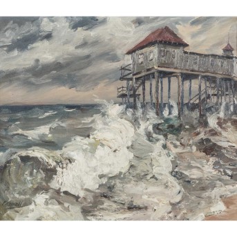 KAPELL, Paul (1876-1943), 'Landungsbrücke',