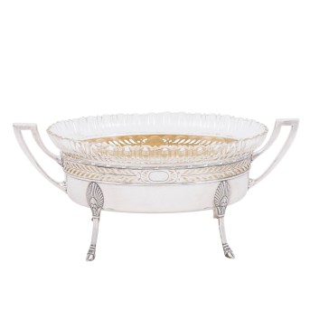 WILKENS WILKENS Große Jardinière, 800 Silber, 19./20. Jh.,