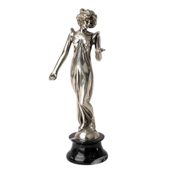 JUGENDSTIL Skulptur einer Dame,