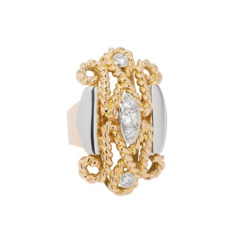 MAAS MAAS Ring mit 5 Brillanten,
