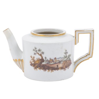 FÜRSTENBERG FÜRSTENBERG Kanne, wohl 1760-1795,