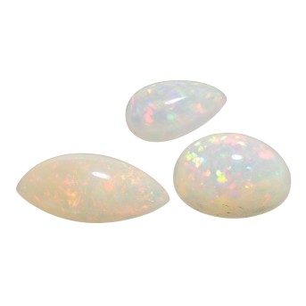 3 lose Opalcabochons von zus. ca. 20,7 ct,