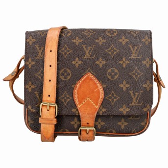 LOUIS VUITTON VINTAGE Umhängetasche "CARTOUCHIERE MM".