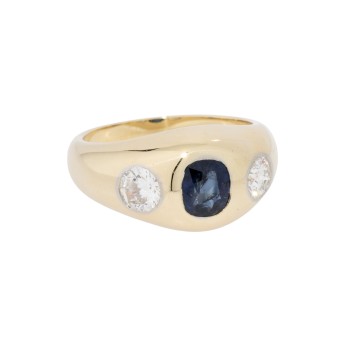 Ring mit Saphir von ca. 1,2ct,