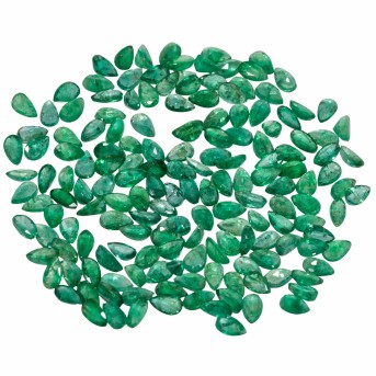 Konvolut Smaragde zus. ca. 33,3 ct,