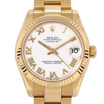 ROLEX Datejust 31 Ref 178278 'LC100' Damenuhr von 2010. Box und Papiere.