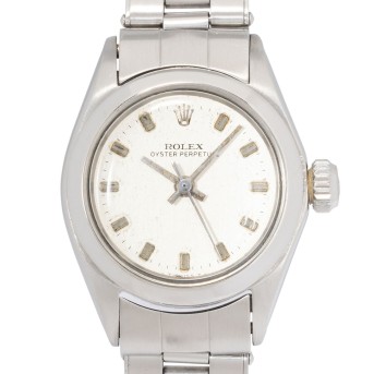 ROLEX Oyster Perpetual Lady, Ref. 6618 mit neuer Revision und Box, ca. 1968. 