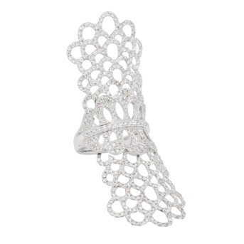 Ring mit Brillanten von zus. 2,24 ct (grav.),