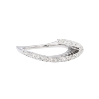Ring mit Brillanten von zus. ca. 0,20 ct,