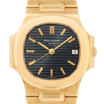 PATEK PHILIPPE Nautilus Ref 3800/1 Herrenuhr aus den 1990er Jahren. Box mit Umkarton. 
