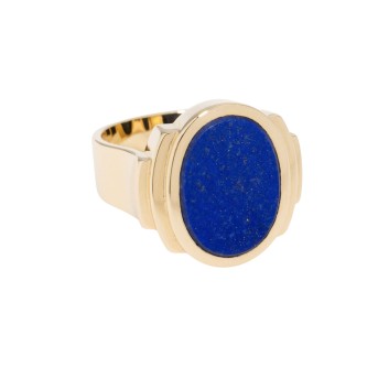 Siegelring mit Lapislazuli,