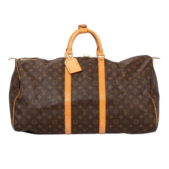LOUIS VUITTON VINTAGE Weekender "KEEPALL 55".