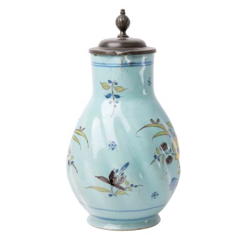 BIRNKRUG MIT BLUMENDEKOR