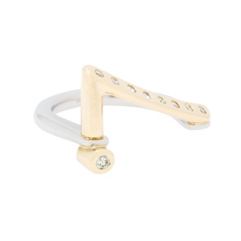 Ring mit 9 Brillanten