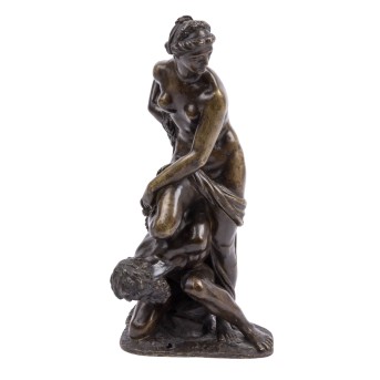 NACH MASSIMILIANO SOLDANI BENZI (1658-1740) "Die Tugend besiegt das Laster"