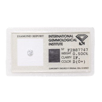 Loser Brillant von 0,50 ct,