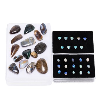 Konvolut Opal zus. ca. 68 ct,