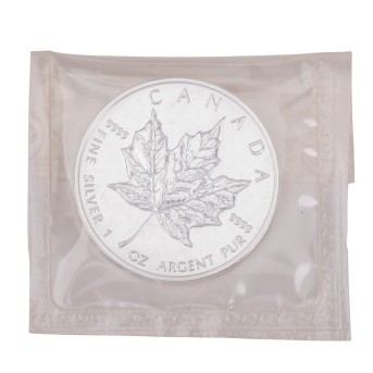Kanada /SILBER - 1 x 5$ Maple Leaf 2001, 1 Unze