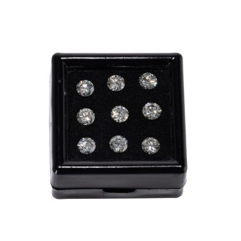 9 lose Brillanten zus. 2,01 ct,
