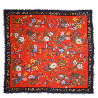 GUCCI GUCCI Foulard 'L`AVEUGLE PAR AMOUR'.