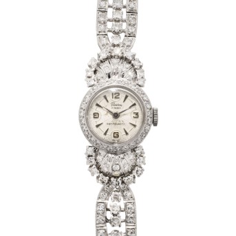 FLEURON Schmuckuhr mit Diamanten