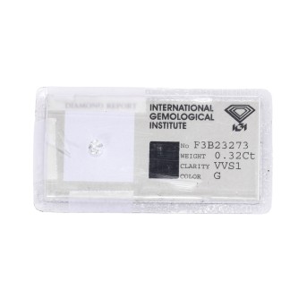 Loser Brillant von 0,32 ct,