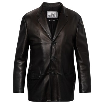 VERSACE GIANNI VERSACE VINTAGE Lederjacke, Gr. ca. 52 (XL).