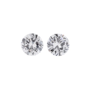 Paar lose Brillanten zus. 1,08 ct,