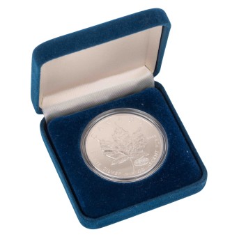 Kanada/SILBER 5 Dollars 2000 "Maple Leaf" mit Feuerwerk